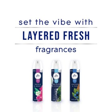 Glade Aerosol Air Freshener Spray- Sea Mist & Cypress