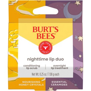 Burt's Bees Nighttime Lip Duo Lip Scrub & Lip Treatment