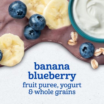 Gerber Baby Food Pouch - Banana Blueberry Yogurt