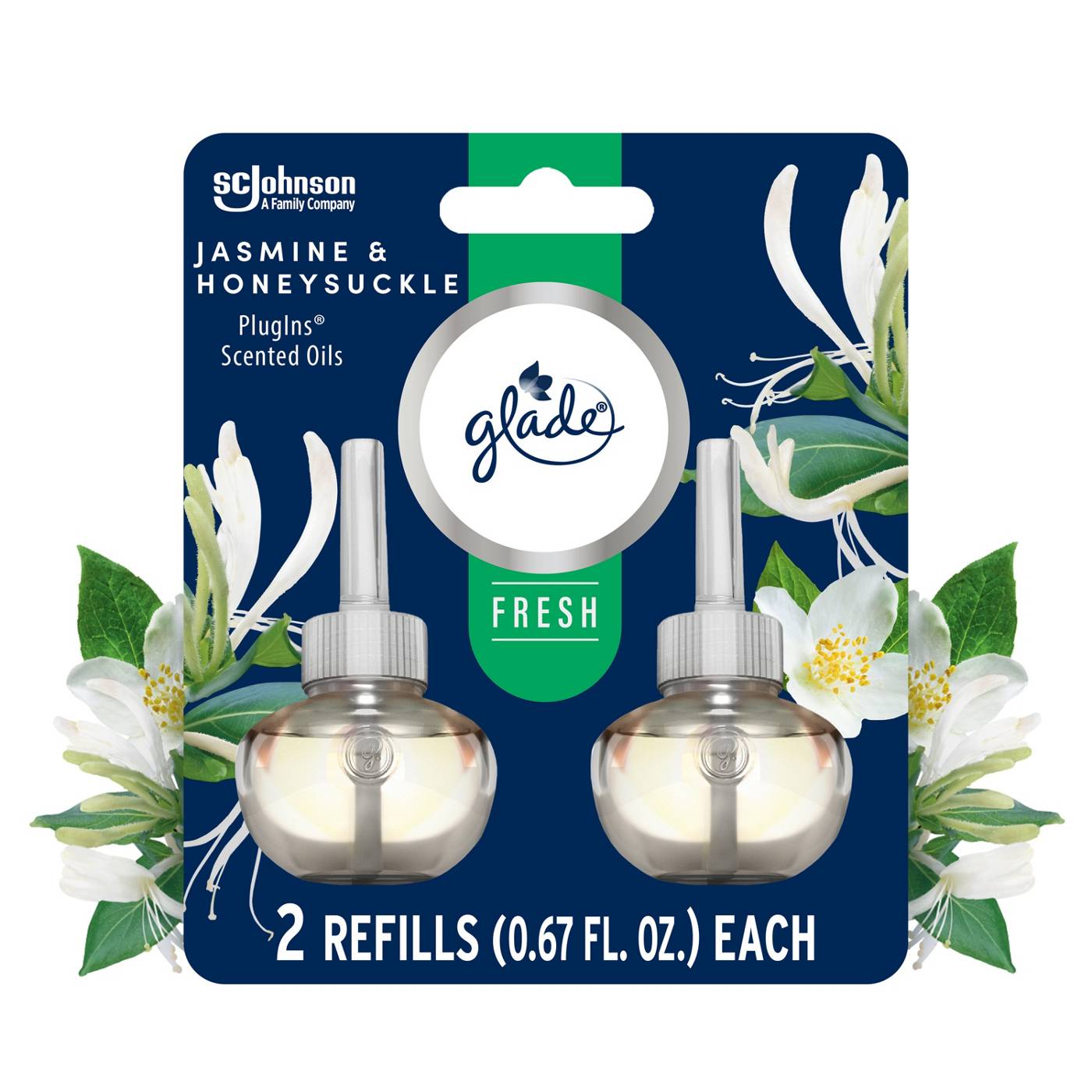 Glade Plug In Scented Oil - Fresh Jasmine & Honeysuckle - 1.34 oz; image 7 of 7