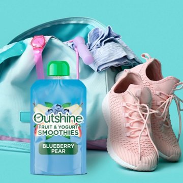 Outshine Fruit & Yogurt Smoothies - Blueberry Pear, 3.5 oz Pouches