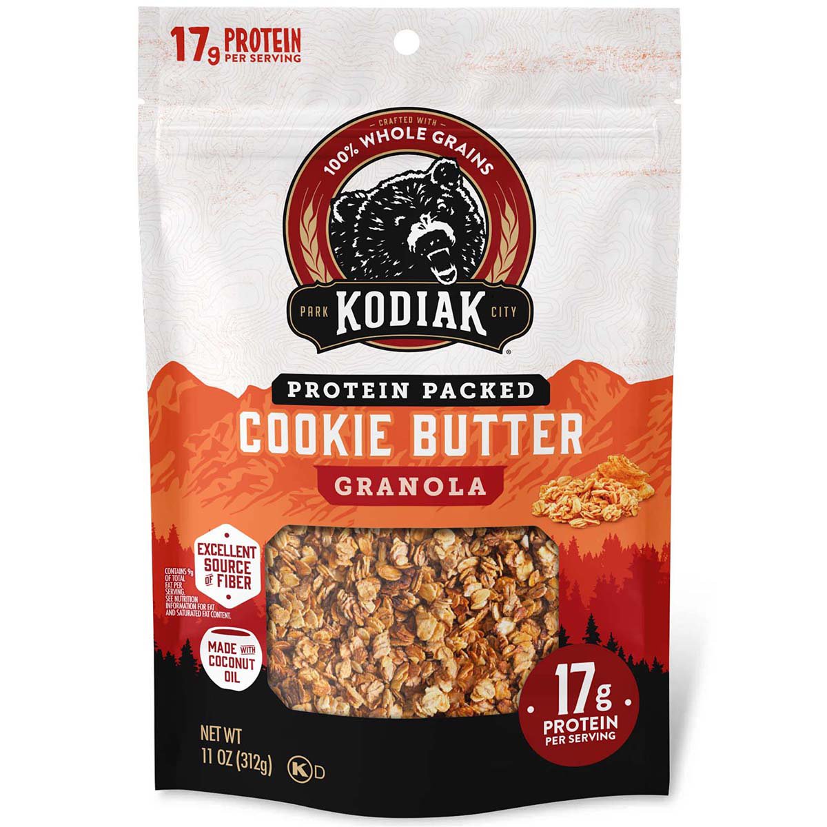 Kodiak 17g Protein Granola - Cookie Butter - Shop Cereal at H-E-B