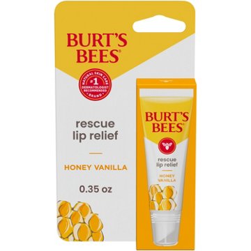 Burt's Bees Rescue Lip Relief Lip Balm - Honey Vanilla