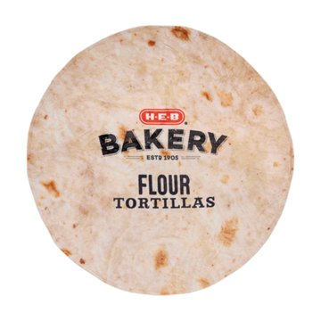H-E-B Brand Shop Bakery Flour Tortilla Throw Blanket, 70''