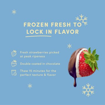 Tru Fru Frozen Strawberries - Dark + White Chocolate