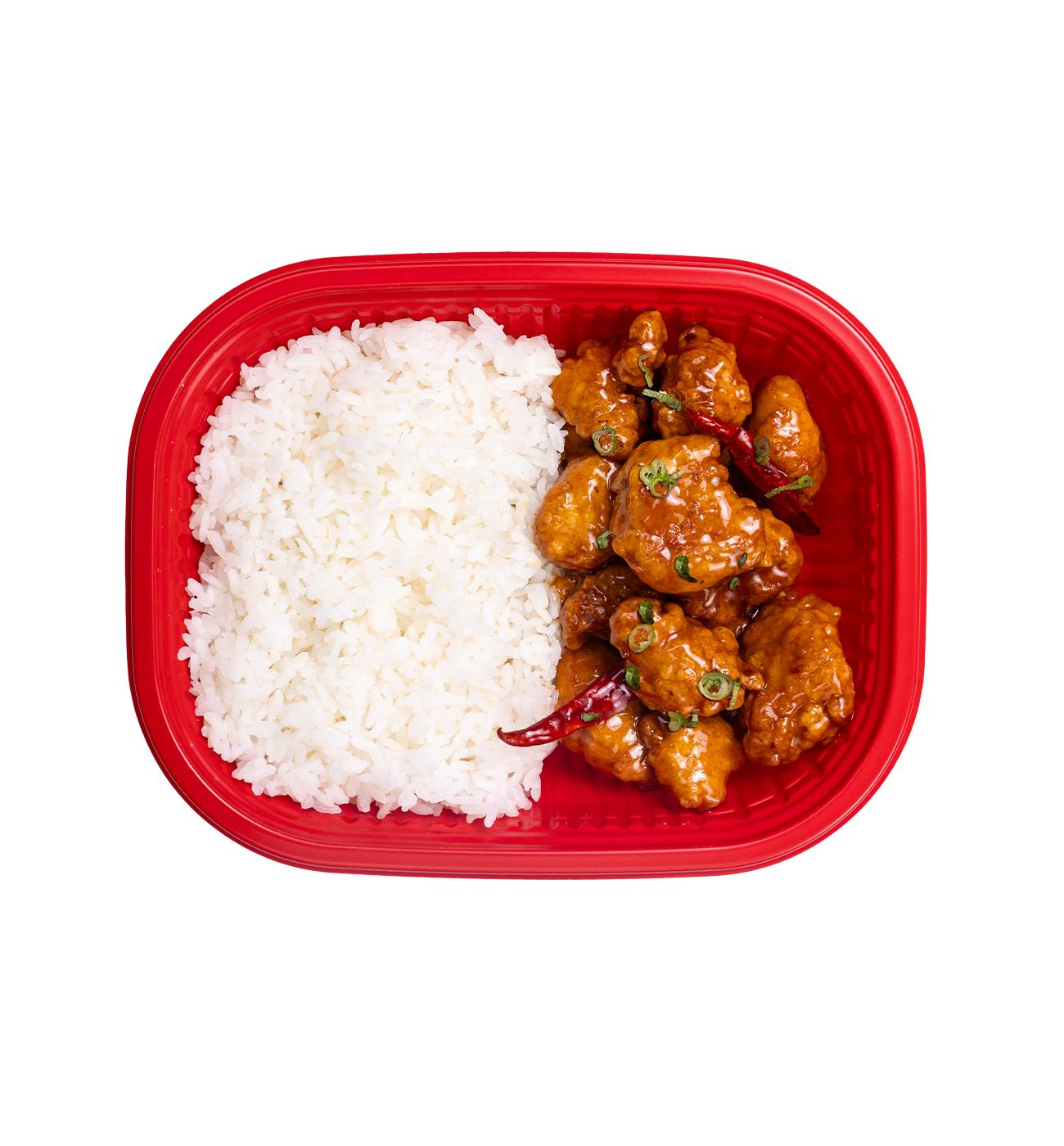 H-E-B Sushiya General Tsos Chicken & Rice Bowl (Sold Hot); image 3 of 3