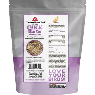 Thomas Moore Feed Chick Starter Medicated, 5 lb