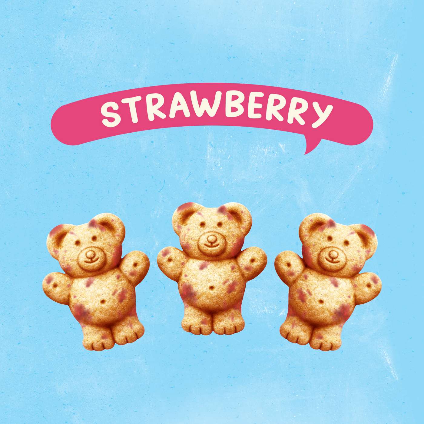 Teddy Grahams Strawberry Graham Snacks; image 4 of 8