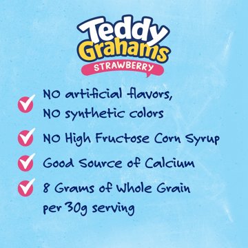 Teddy Grahams Strawberry Graham Snacks