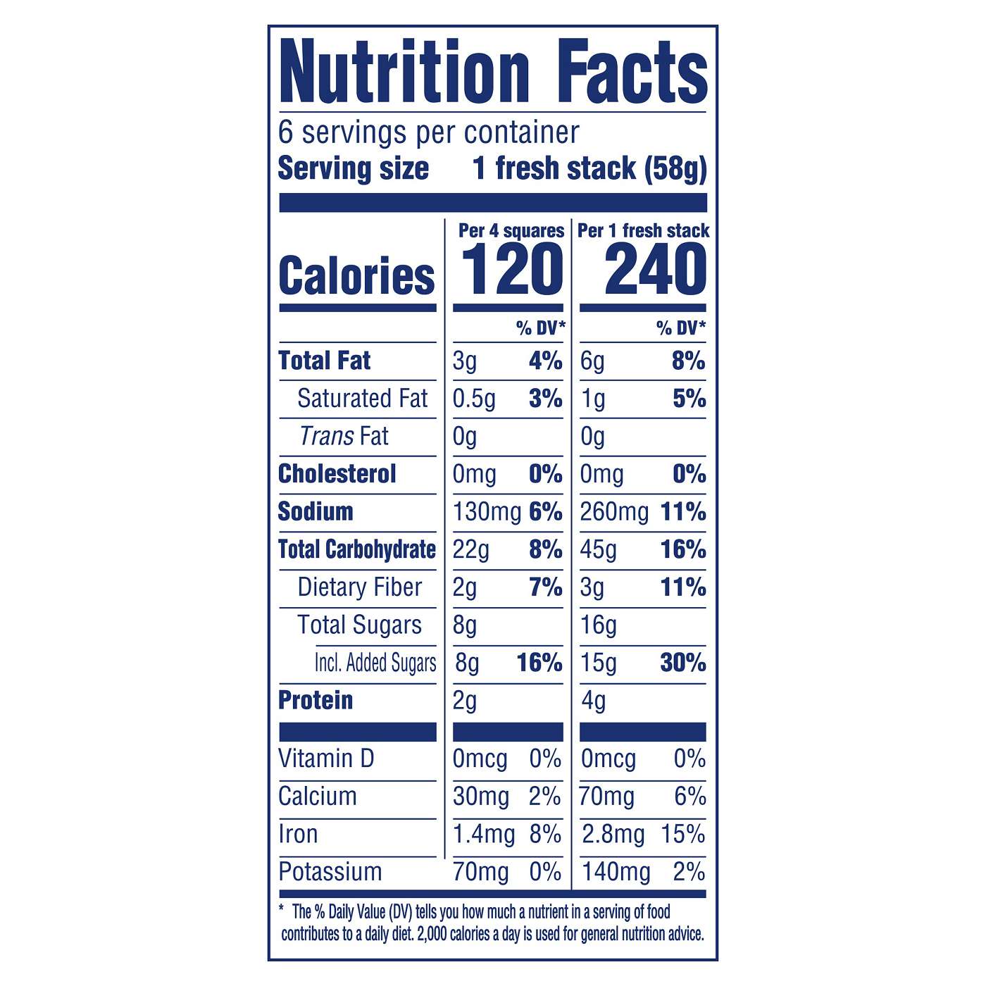 Honey Maid Fresh Stacks Grahams Crackers - Chocolate; image 2 of 7