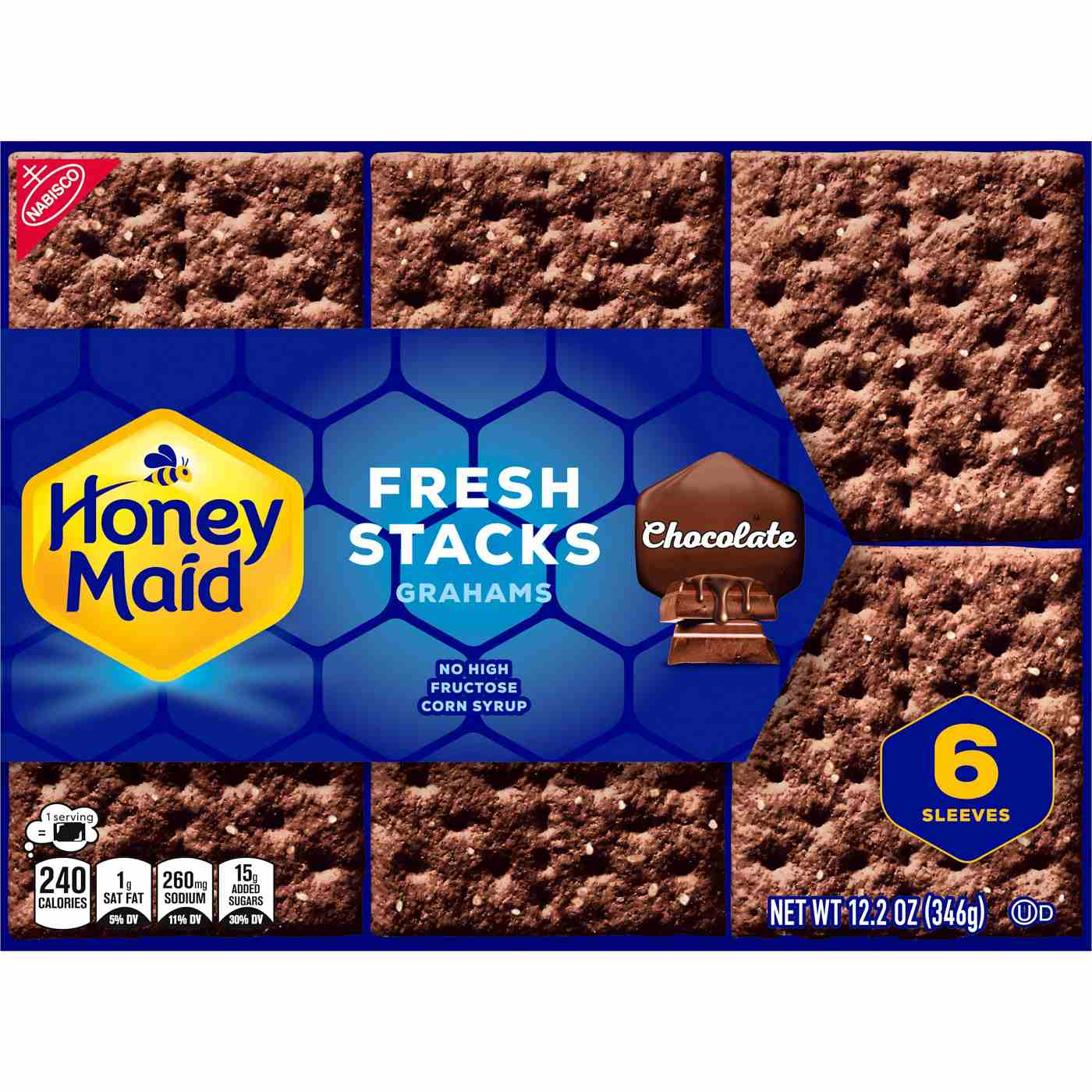 Honey Maid Fresh Stacks Grahams Crackers - Chocolate; image 8 of 8