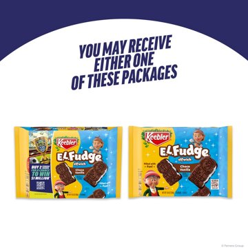 Keebler E.L.Fudge Elfwich Cookies - Choco Vanilla