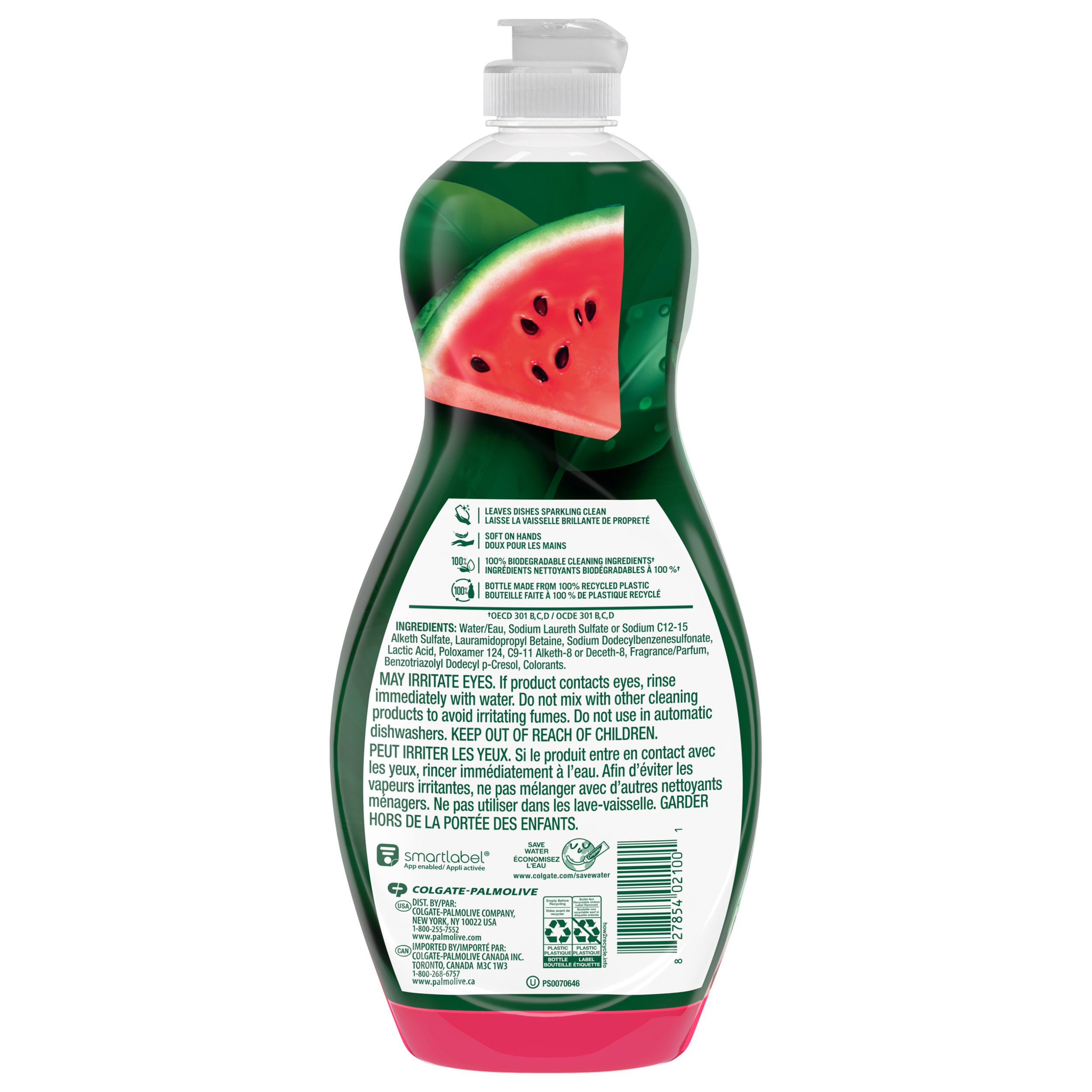 Palmolive Ultra Liquid Dish Soap, Antibacterial - Thumbnail 2