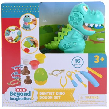 H-E-B Beyond Imagination! Dentist Dino Dough Playset