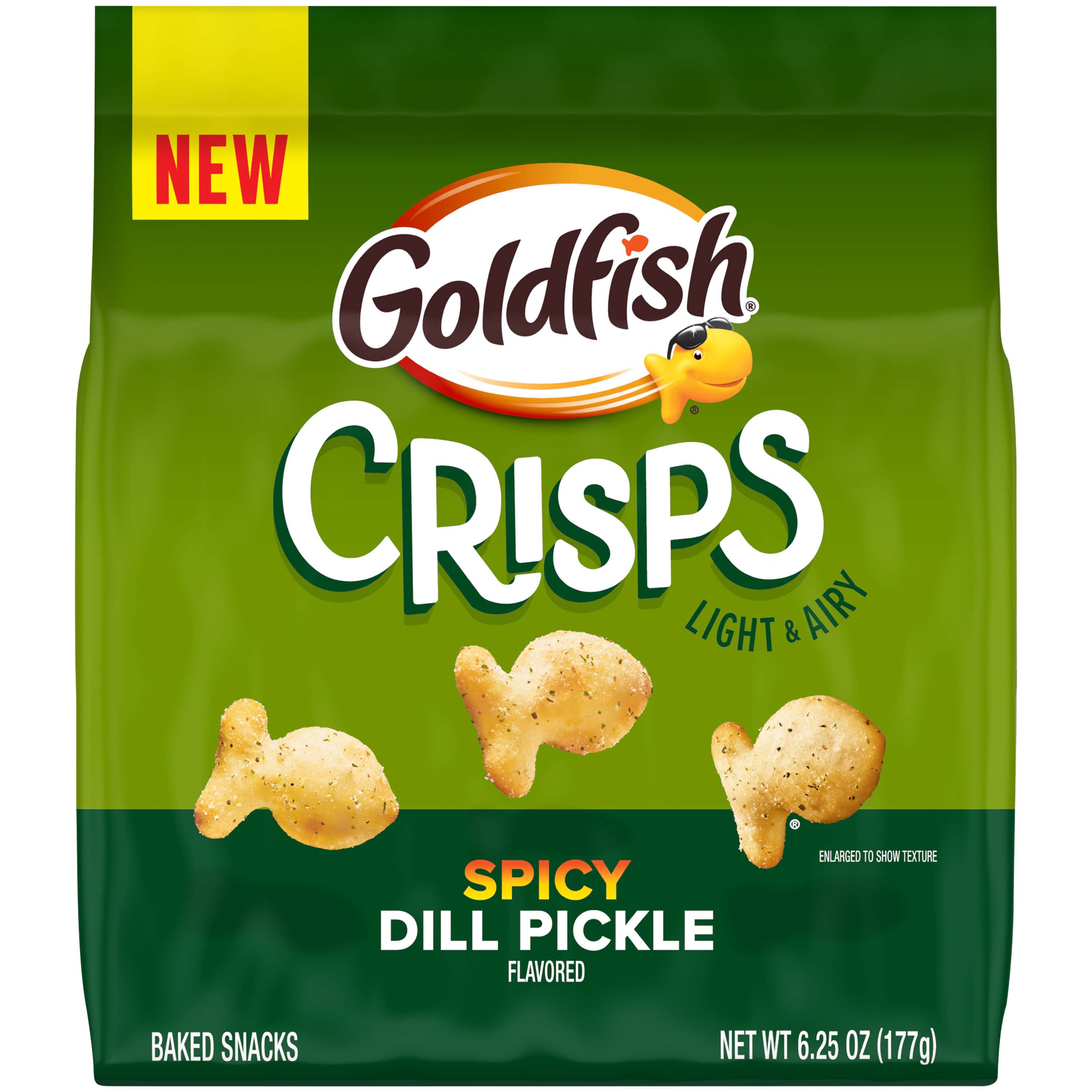 Pepperidge Farm Goldfish Spicy Dill Pickle Crisps - Shop Crackers ...