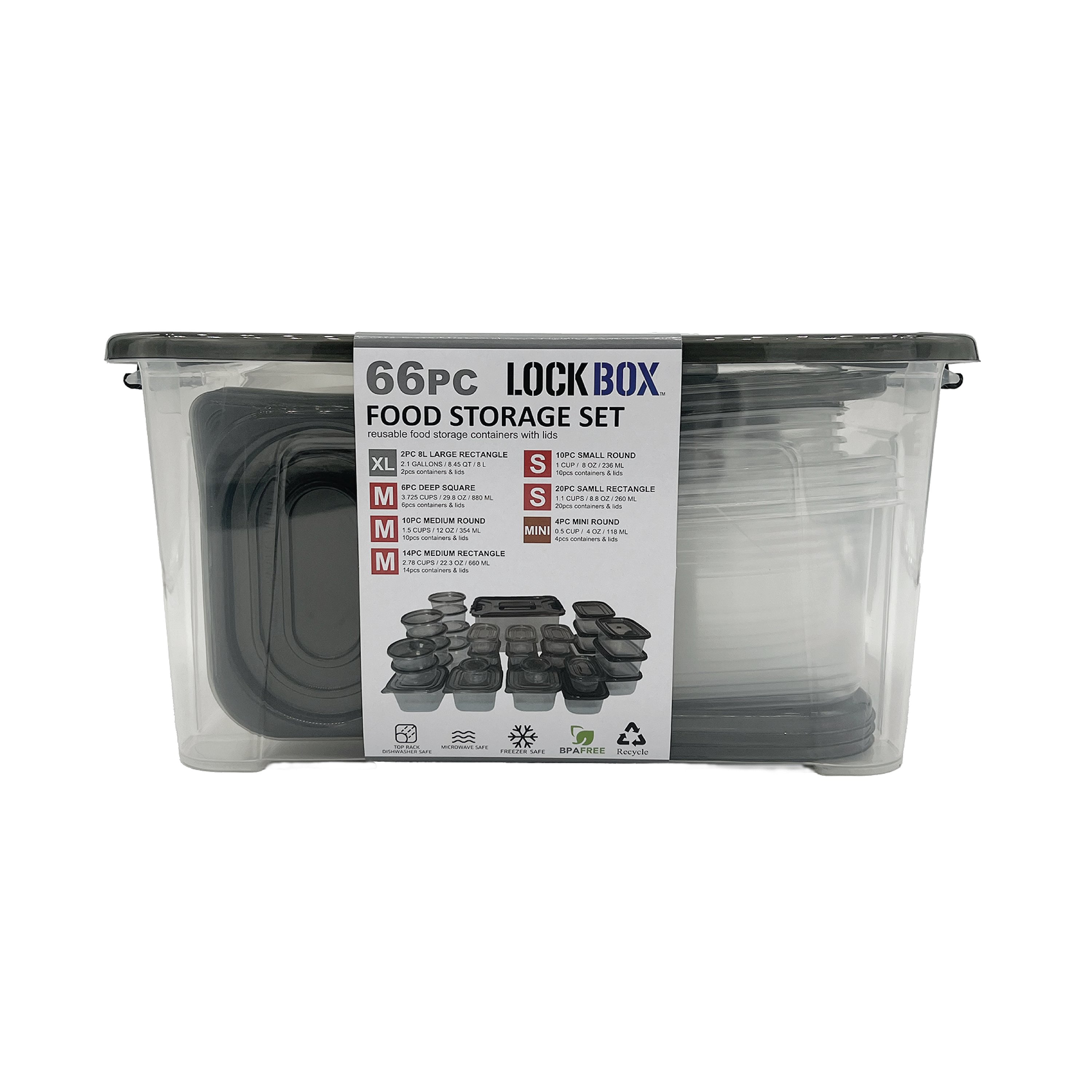 Lockbox Food Storage Set - Shop Food storage at H-E-B