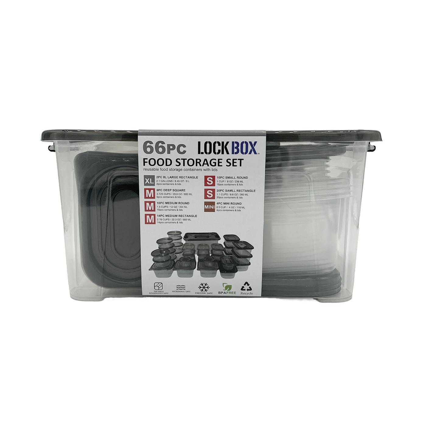 Lockbox Food Storage Set; image 1 of 3