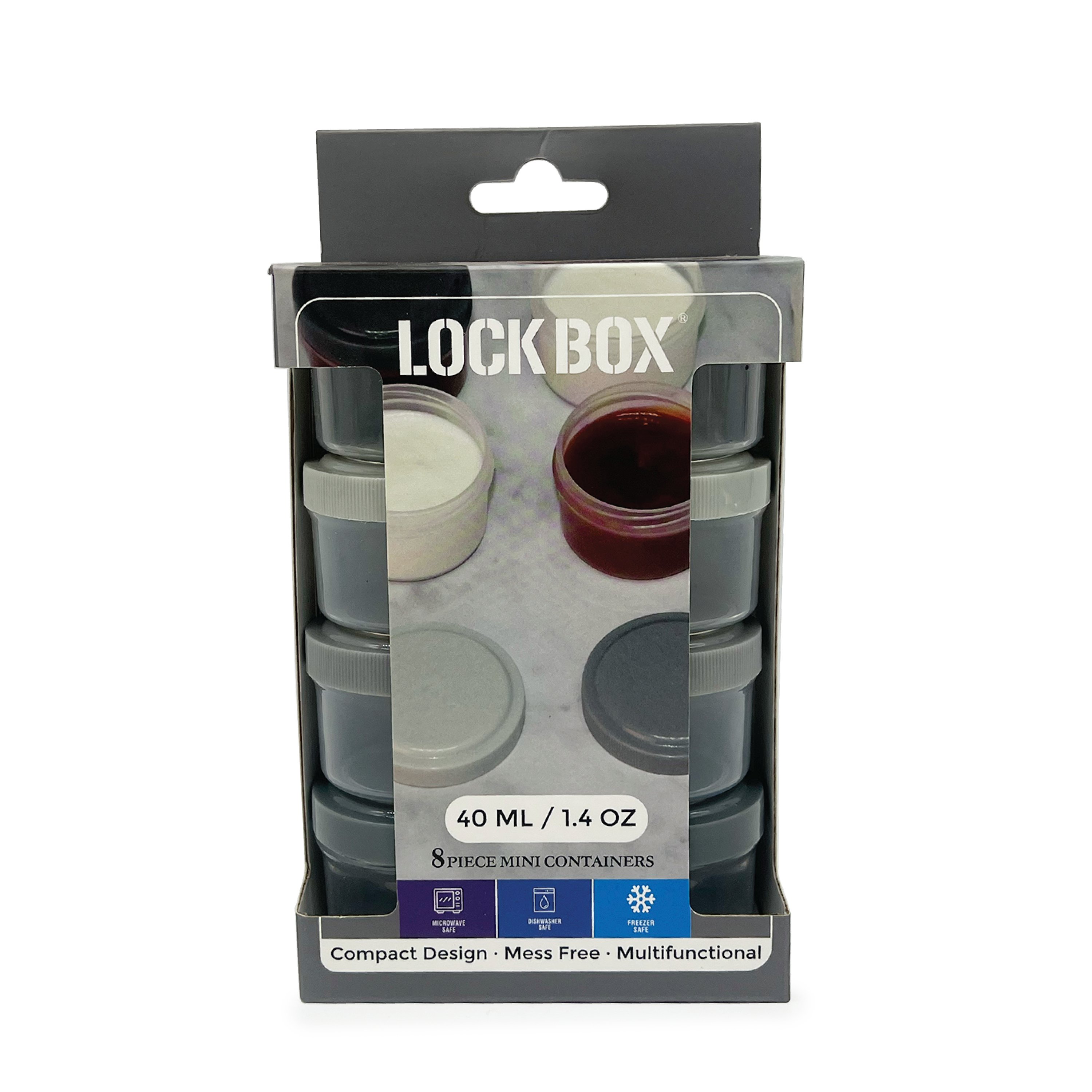 Lockbox Mini Dressing Containers, 8 pk - Shop Food storage at H-E-B