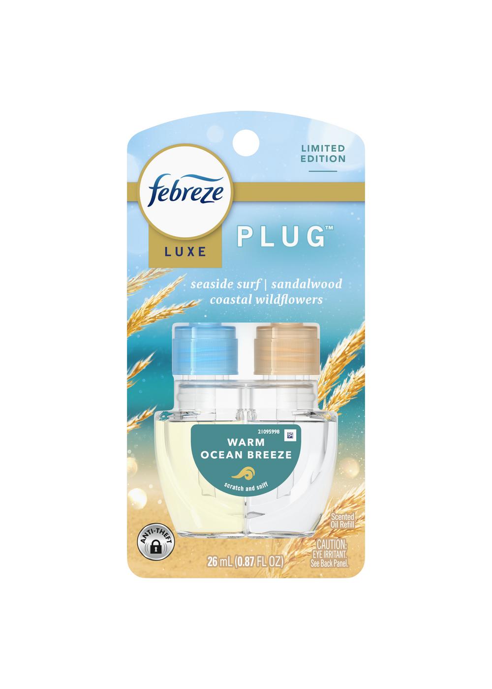 Febreze Luxe Plug In Refill - Warm Ocean Breeze; image 2 of 3