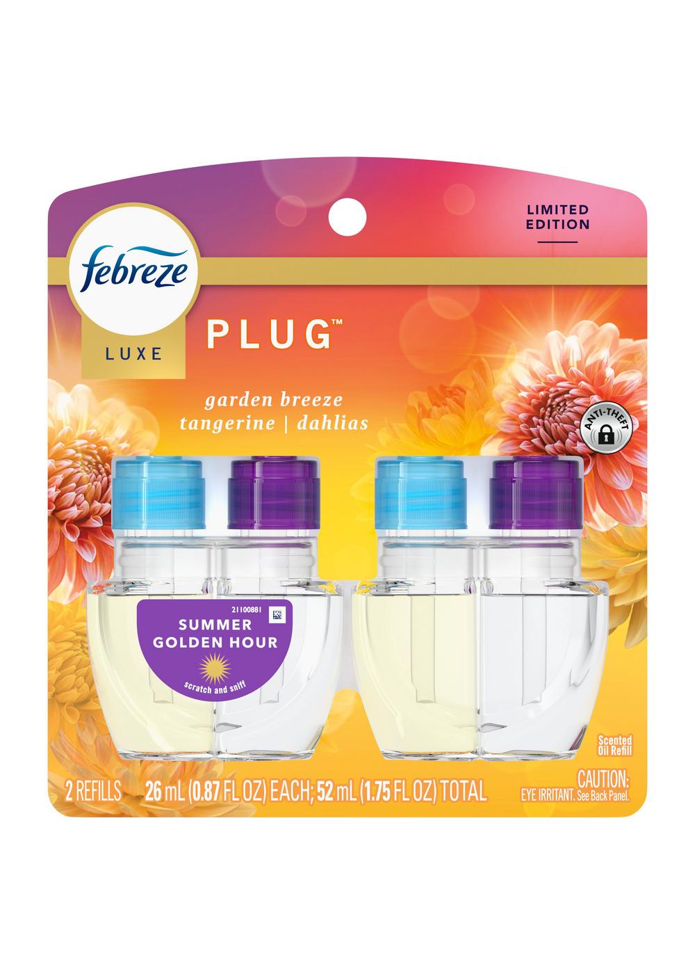 Febreze Luxe Plug In Scented Oil Refill - Summer Golden Hour, 1.7 oz; image 1 of 2