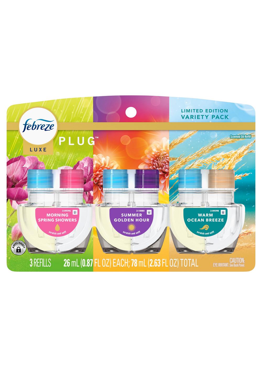 Febreze Luxe Plug In Refills Variety Pack, 2.63 oz; image 2 of 3