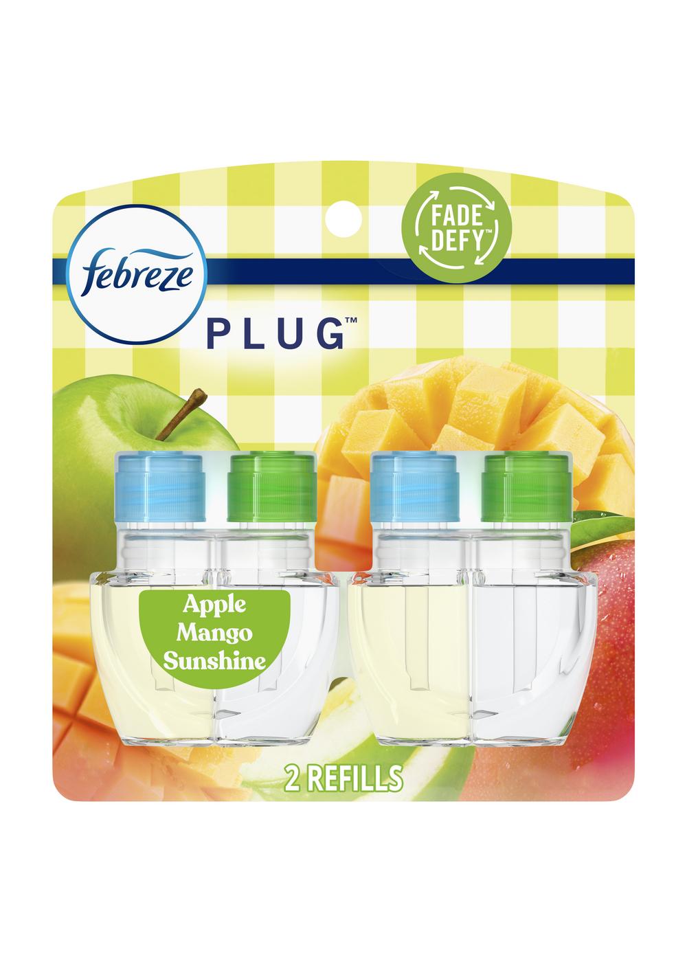 Febreze Plug In Scented Oil Refill - Apple Mango Sunshine, 1.7 oz; image 1 of 4