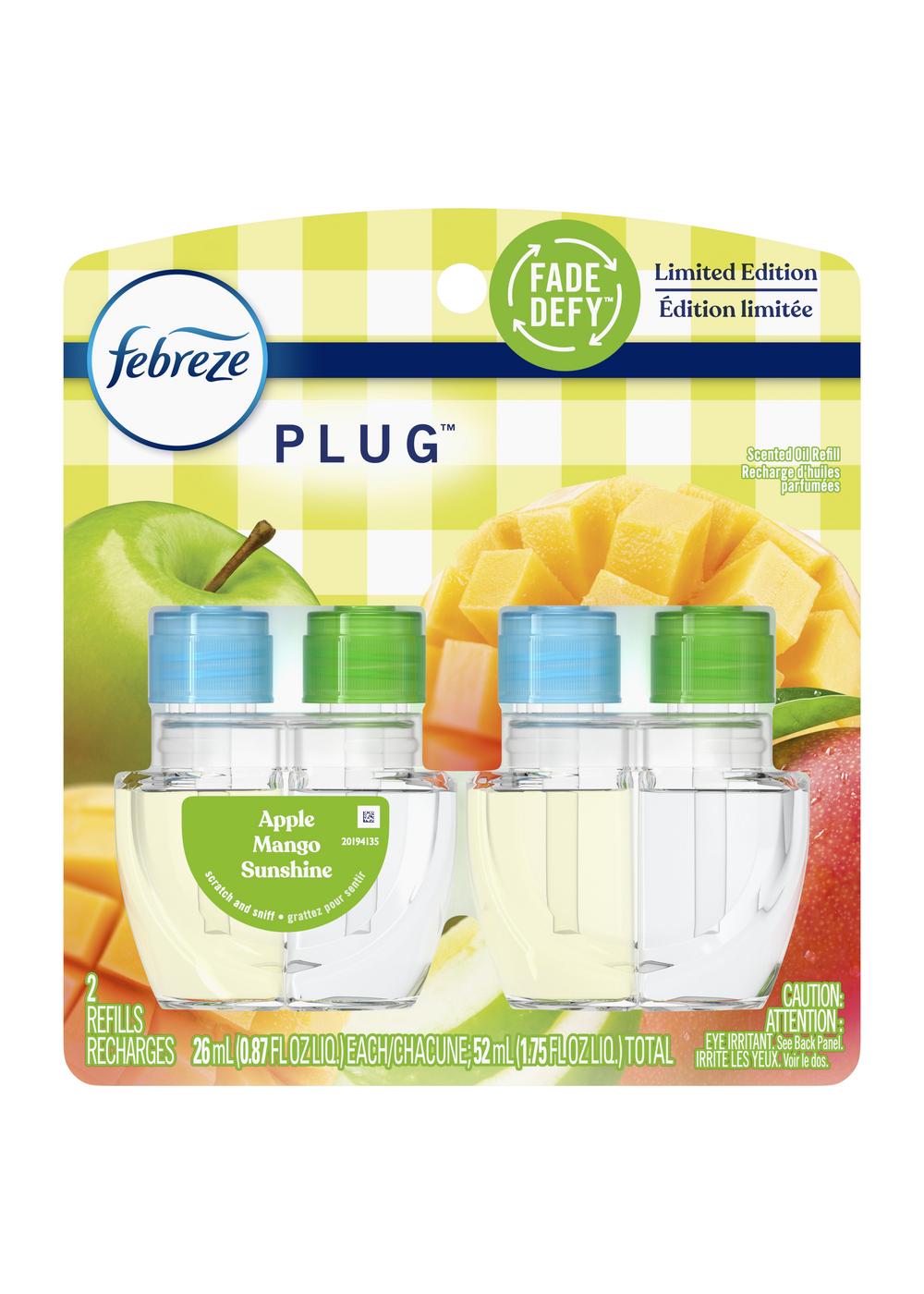 Febreze Plug In Scented Oil Refill - Apple Mango Sunshine, 1.7 oz; image 2 of 4