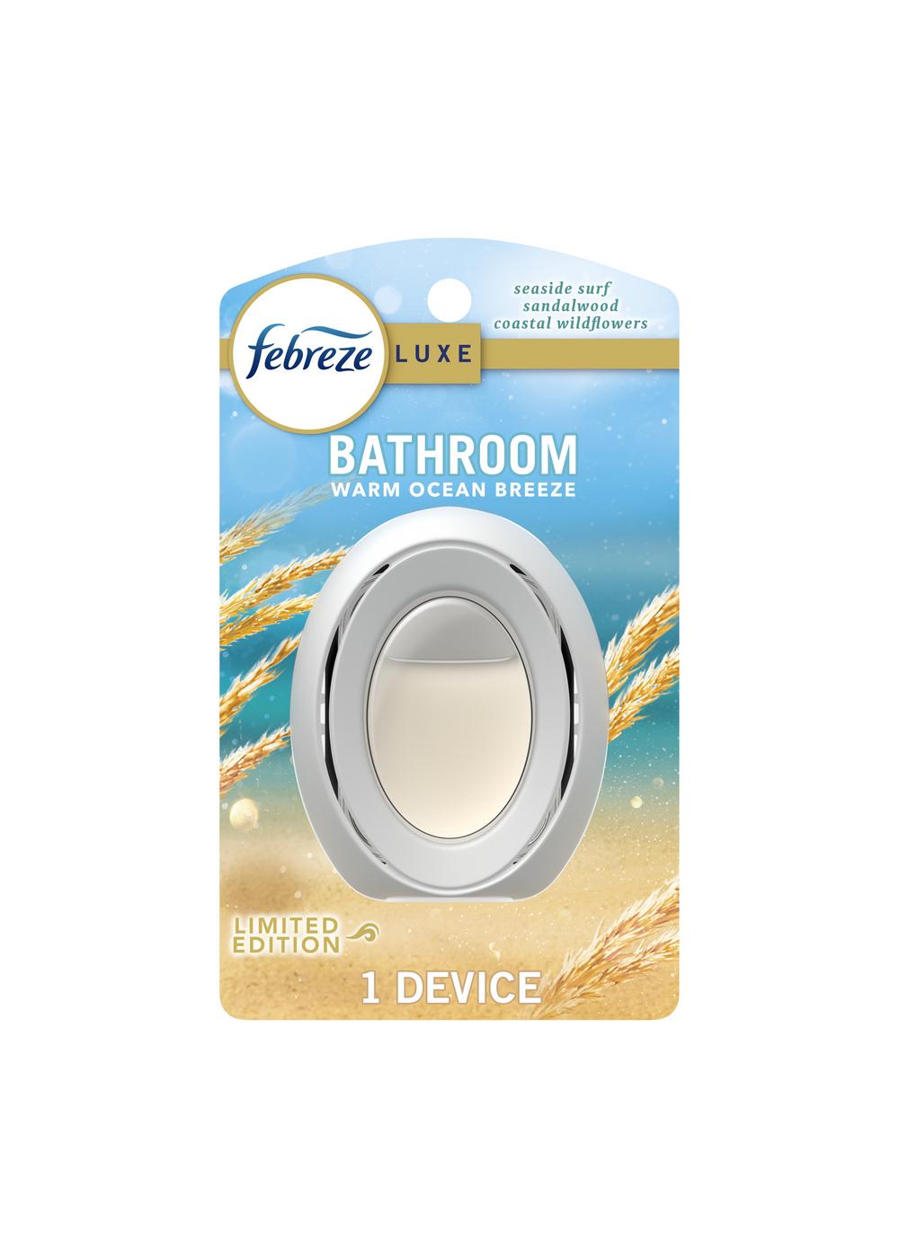 Febreze Bathroom Air Freshener - Warm Ocean Breeze; image 1 of 3