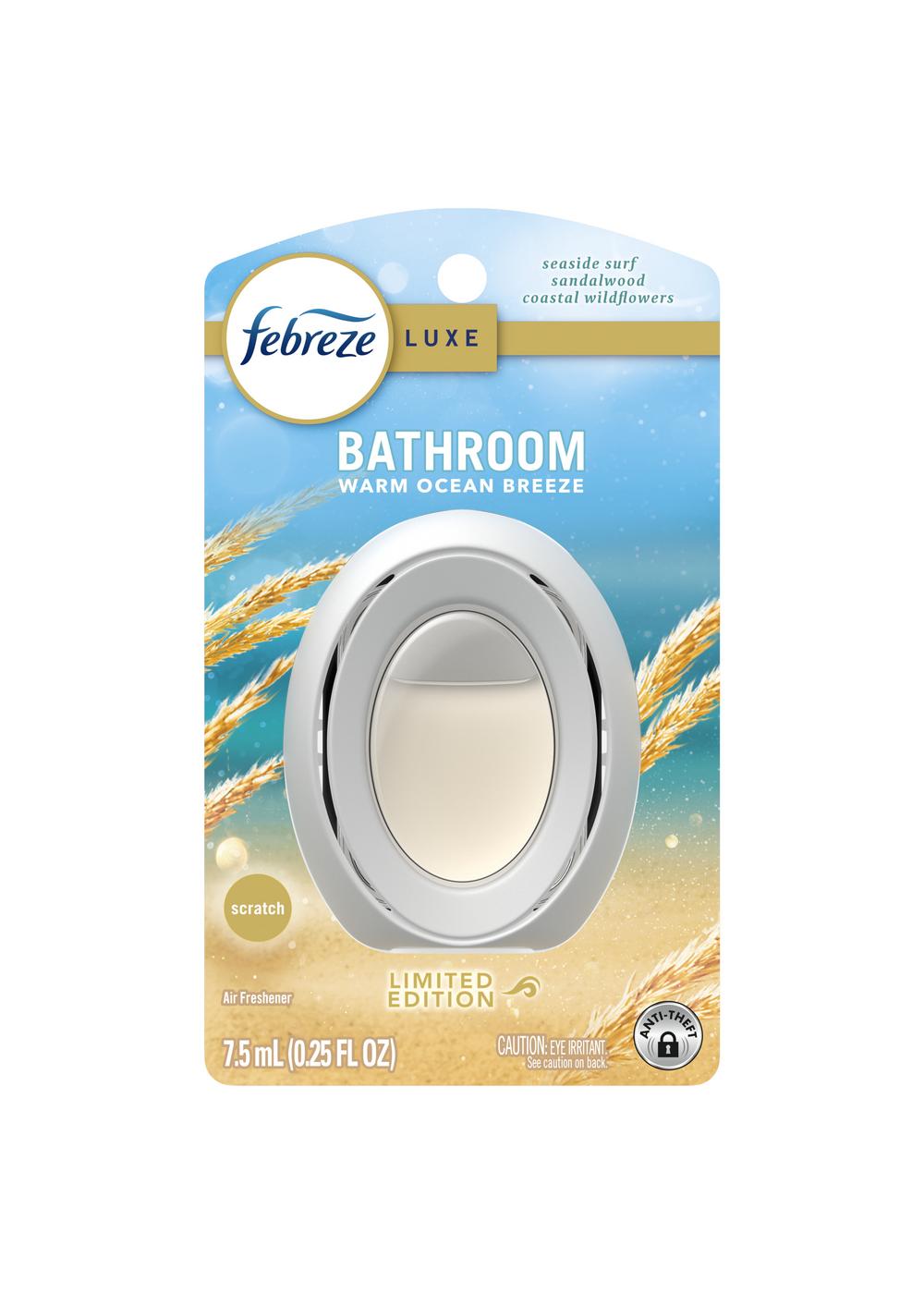 Febreze Bathroom Air Freshener - Warm Ocean Breeze; image 2 of 3