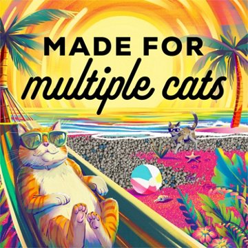 Tidy Cats Purina Bahama Sunset Scented Clumping Cat Litter Odor Control Formula, 35 lb