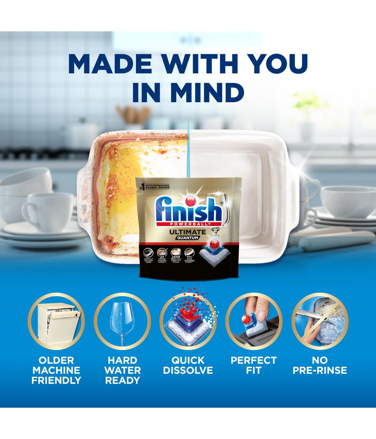 Finish Ultimate Quantum Dishwasher Detergent Pods; image 3 of 5