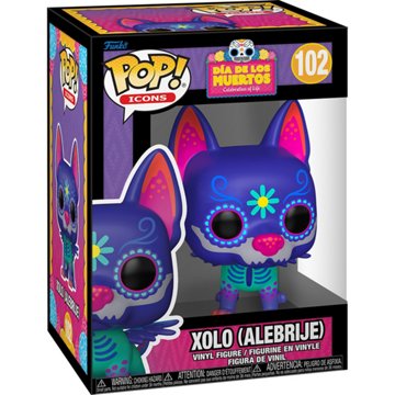 Funko Pop! Dia de Los Muertos Xolo Alebrije Vinyl Figure, 4.2"