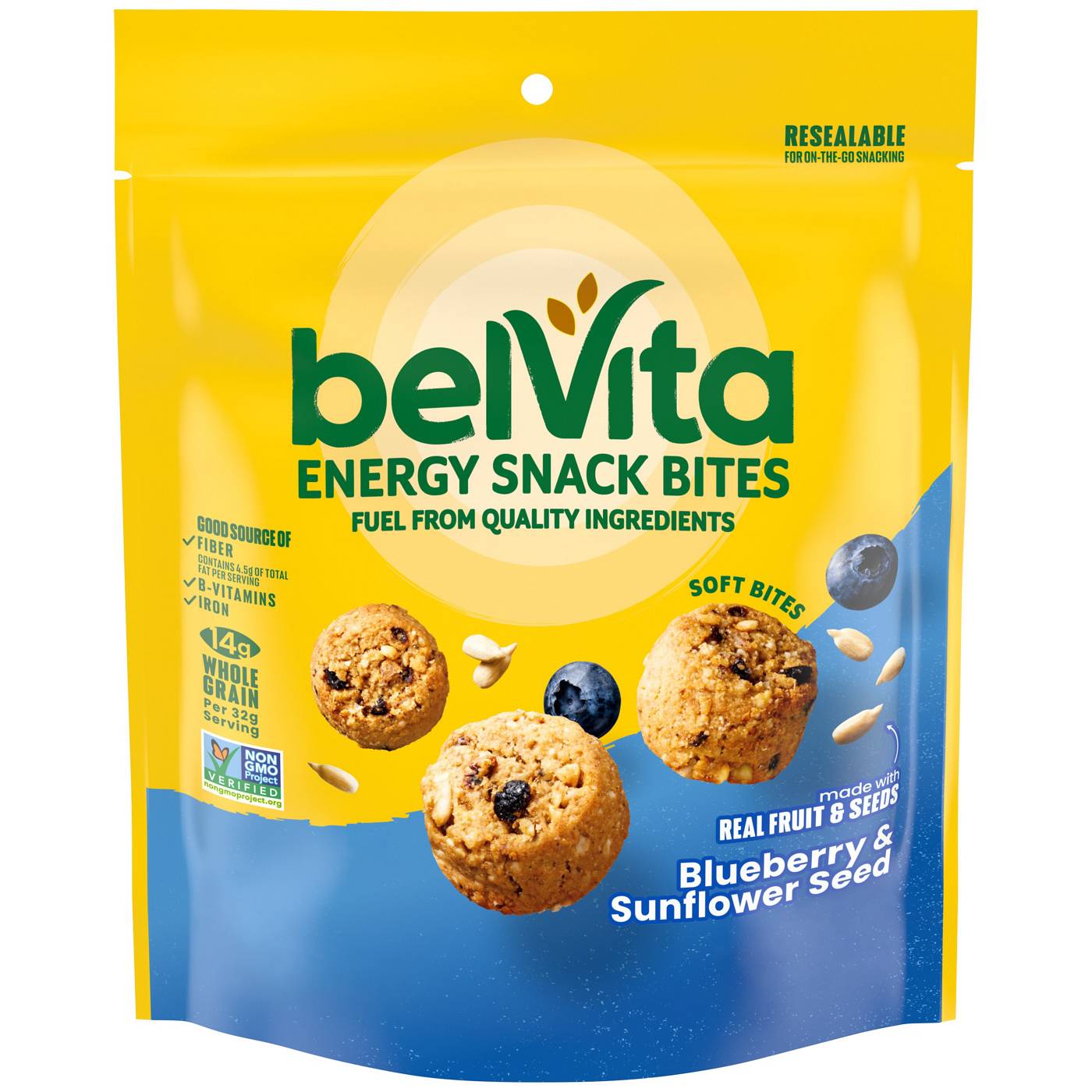 belVita Energy Snack Bites - Blueberry & Sunflower Seed; image 1 of 10