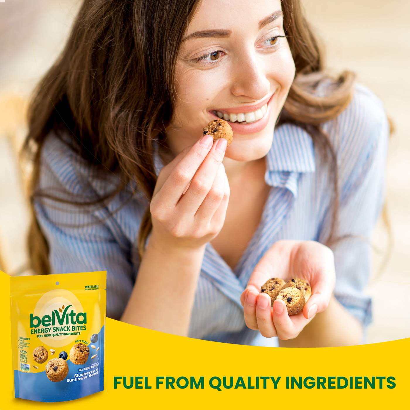 belVita Energy Snack Bites - Blueberry & Sunflower Seed; image 9 of 10