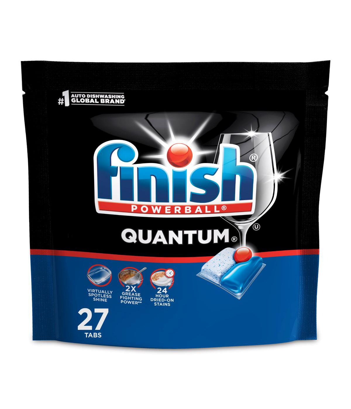 Finish Quantum Dishwasher Detergent Pods; image 1 of 4