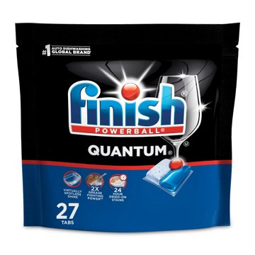 Finish Quantum Dishwasher Detergent Pods, 27 ct