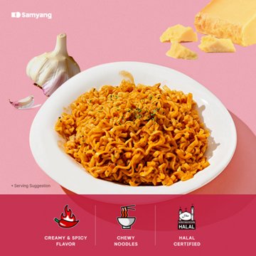 Samyang Buldak Cream Carbonara Spicy Chicken Ramen Instant Soup Big Bowl