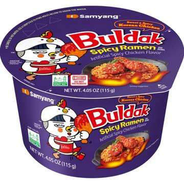 Samyang Buldak Sweet & Spicy Korean Chicken Ramen Instant Soup Big Bowl
