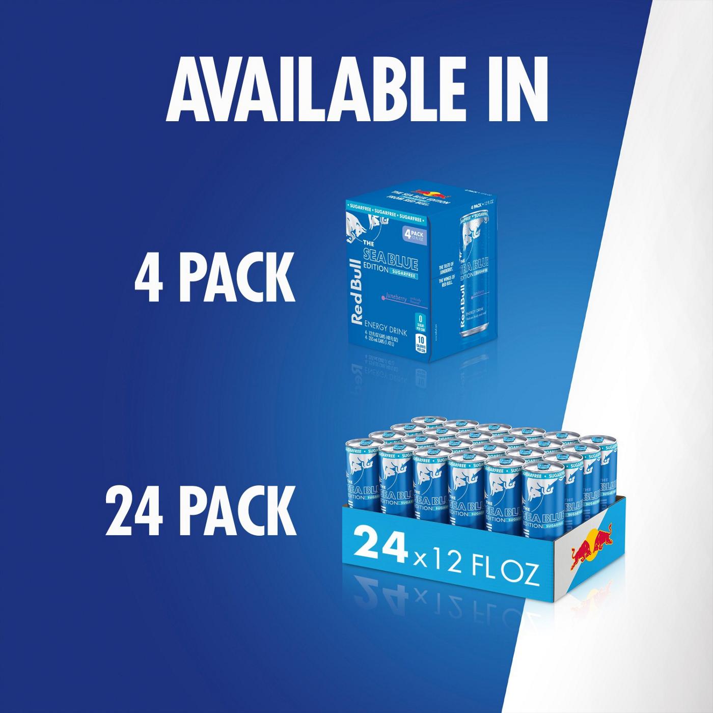 Red Bull Sugar Free Sea Blue Edition Juneberry Energy Drink; image 3 of 8