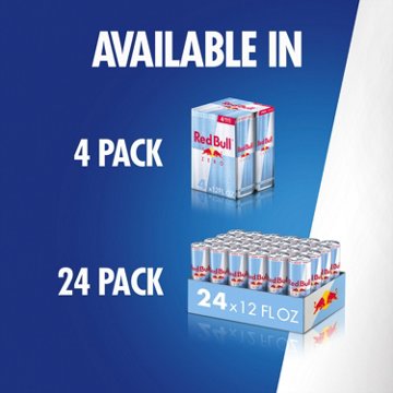 Red Bull Zero Original Energy Drink 4 pk Cans