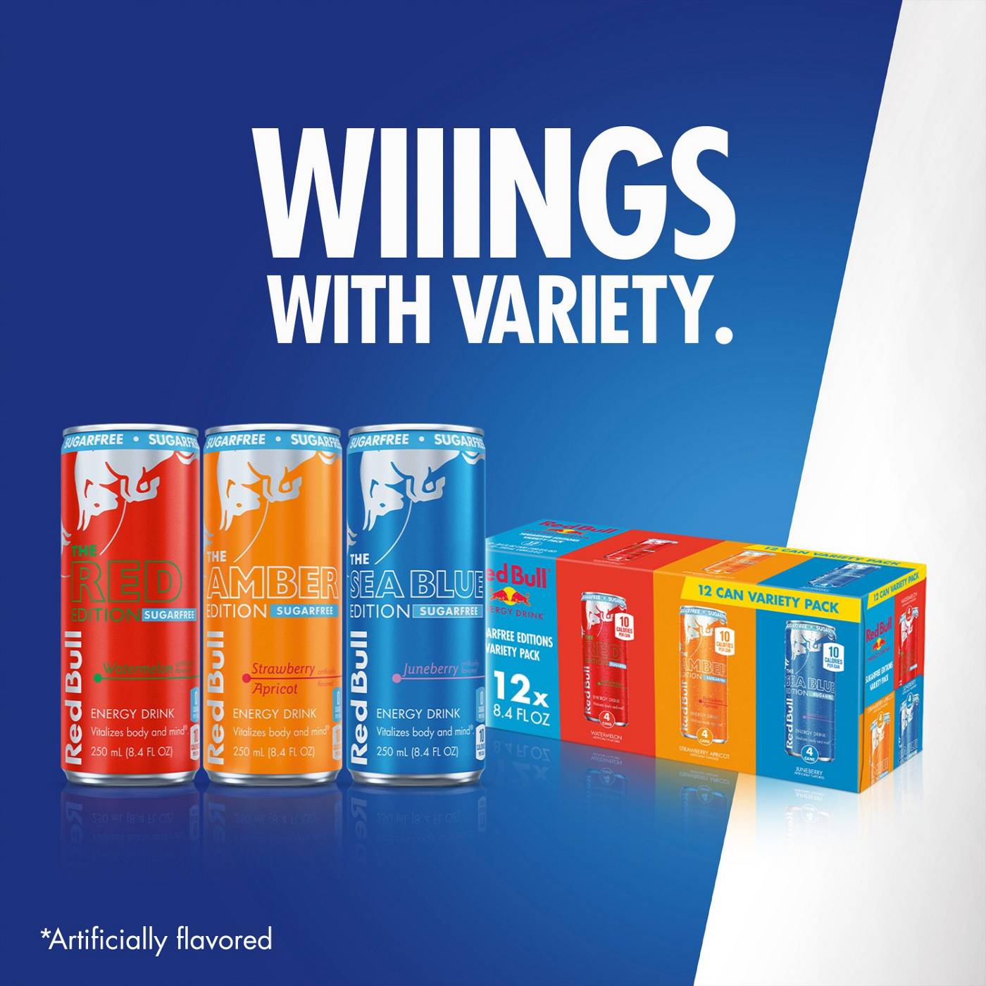 Red Bull Sugar Free Variety Pack Energy Drink 12 pk Cans; image 2 of 4