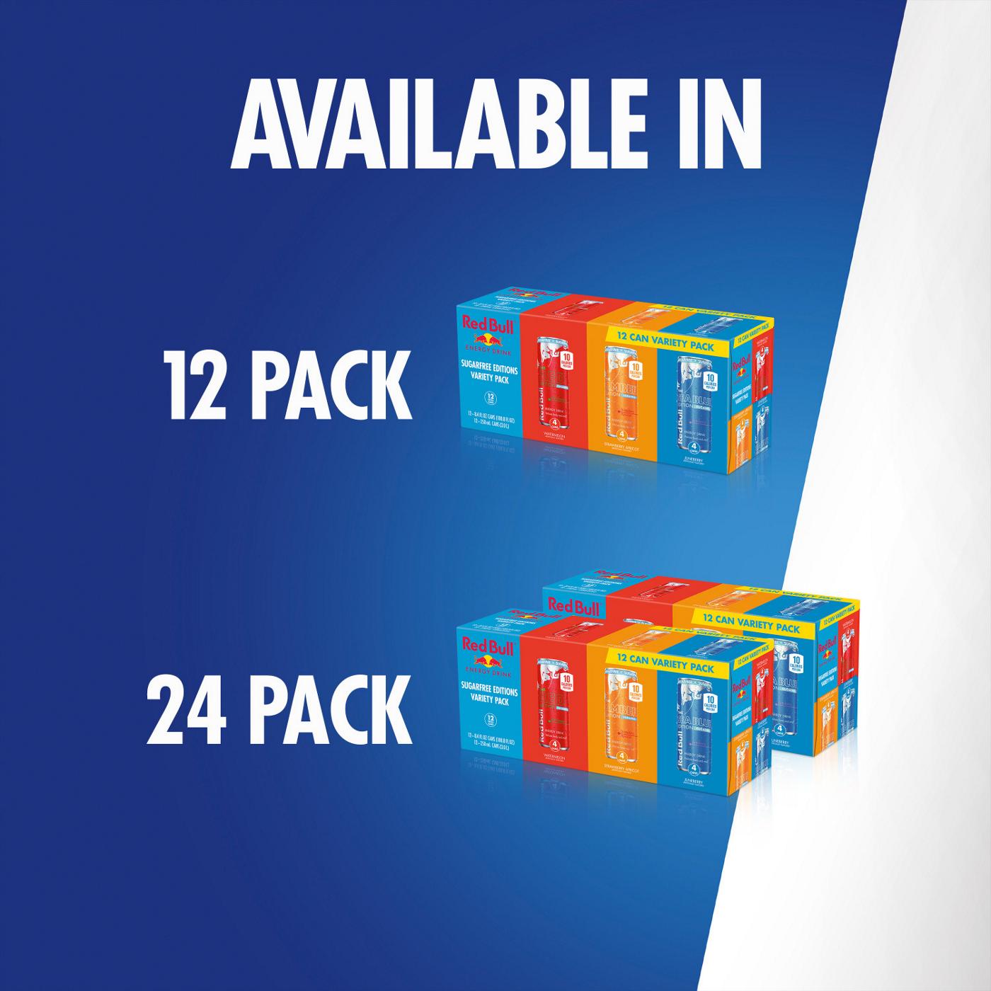 Red Bull Sugar Free Variety Pack Energy Drink 12 pk Cans; image 3 of 4