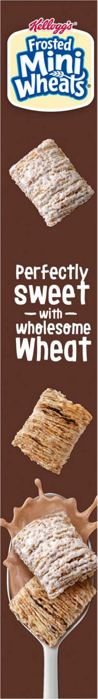 Kellogg's Frosted Mini Wheats Cocoa Cereal - Family Size; image 2 of 6