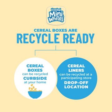 Kellogg's Frosted Mini Wheats Blueberry Muffin Cereal - Family Size