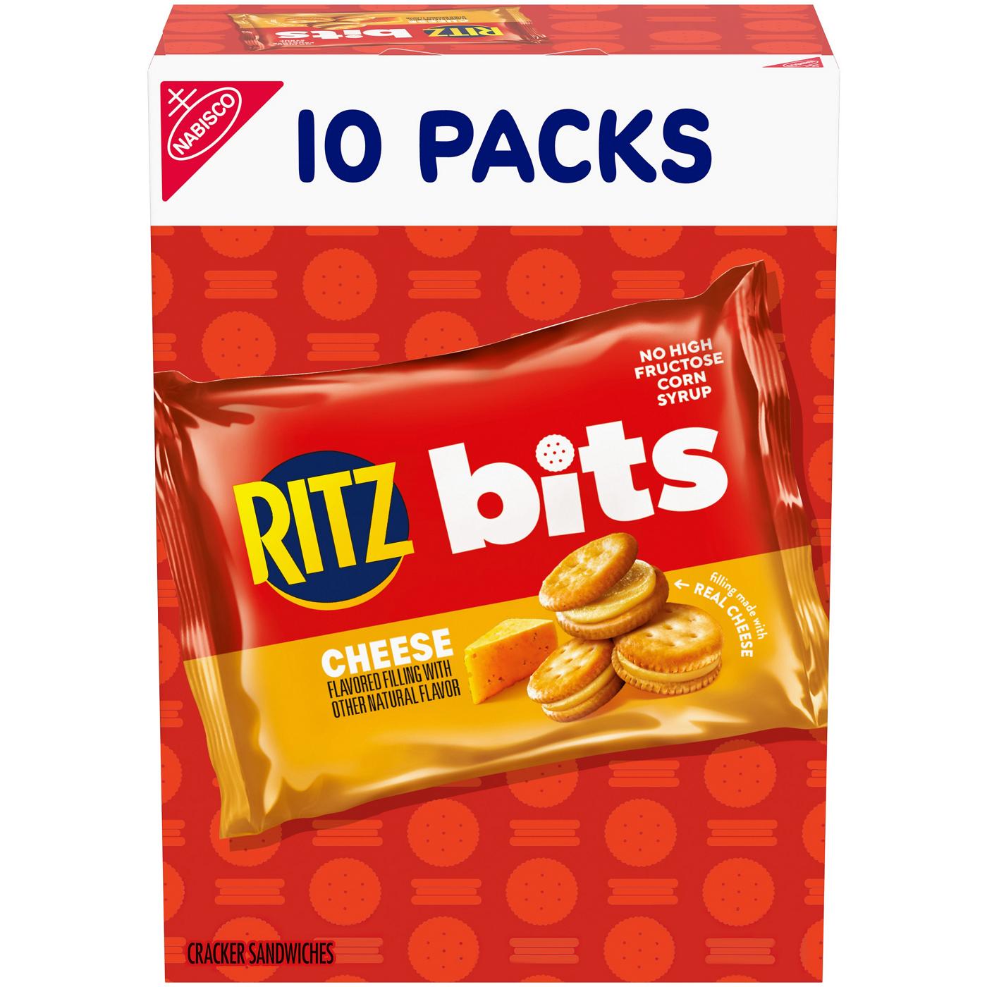 Ritz Bits Cheese Sandwich Crackers Multipack 1 oz Bags; image 1 of 9