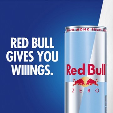 Red Bull Zero Original Energy Drink 4 pk Cans