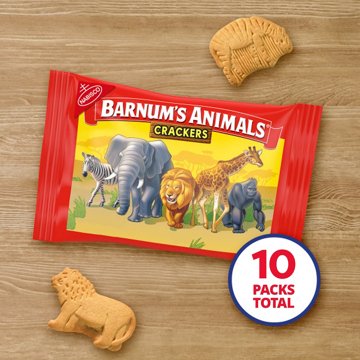 Barnum's Animals Crackers Multipack 1 oz Bags, 10 ct