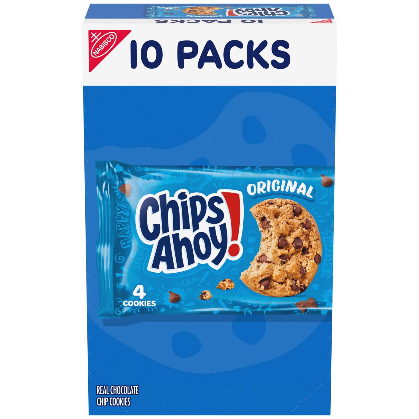 Chips Ahoy! Original Chocolate Chip Cookies Multipack 1.55 oz Bags; image 1 of 10