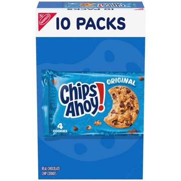 Chips Ahoy! Original Chocolate Chip Cookies Multipack 1.55 oz Bags, 10 ct