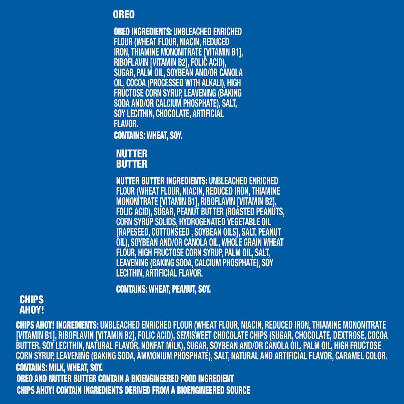 Nabisco Cookie Variety Pack - OREO, Nutter Butter & Chips Ahoy!; image 2 of 10